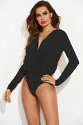 Slim Women's Fashion Deep V Neck Jumpsuit