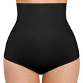 FeelinGirl Tummy Control Shapewear Panties for Women: Seamless High Waisted Shaping Shapewear Girdle Underwear Black XL