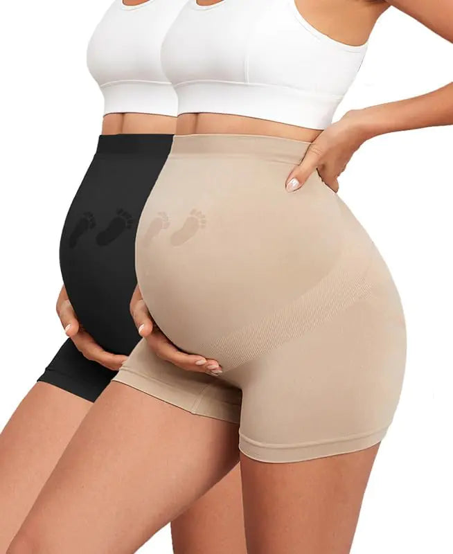 Maternity Seamless Over-Bump Support Shorts