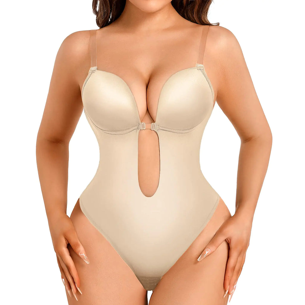 Zivro Tummy Control Invisible Shaper Backless Bodysuit